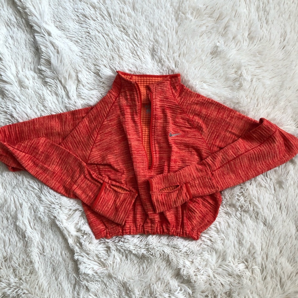 Sold** Nike quarter zip crop sweater